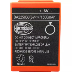 New 1500mAh BA225030 6V Battery For HBC Crane Remote Pump Truck Battery US SHIP