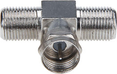 Coaxial Cable Splitter, TV Splitter 2 in 1 Out 2-Pack F Type RG6 Male to 2 F Fem