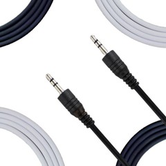 Aux Cable 3.5mm Male to Male Auxiliary Audio Nylon Braided Cord for Car PC Phone