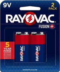 Fusion 9V Alkaline Batteries 2 Pack – Powering High-Drain Devices Efficiently