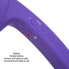 3.5mm Retro Radiation Proof Wired Telephone Handset Purple Cell Phone Handset
