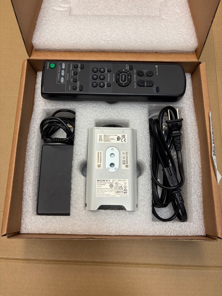 Sony SRG-XP1 4K UltraHD Box-Style POV Camera with Wide-Angle Lens, White