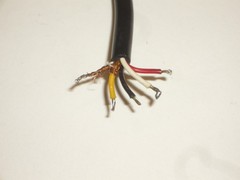 VANCO CBM3 DYNAMIC POWER MICROPHONE 5 WIRE WITH BARE WIRE END NO CONNECTOR