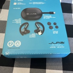 JLab Epic Sport ANC 3 True Wireless Earbuds, Sport EarHook, Android/iOS [SEALED]