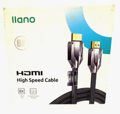 Llano 8K HDMI High Speed 10 ft. Cable Ultra HD Double Screen Display Open Box FS