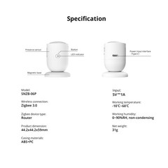 1/3Pack SONOFF SNZB-06P Zigbee 3.0 Human Presence Sensor Works with Alexa/Google