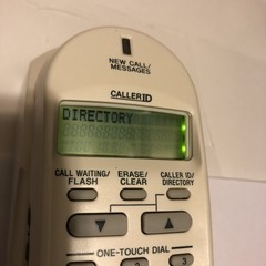Sony Corded Telephone IT-ID20 Caller-ID Landline Phone Programmable White @E