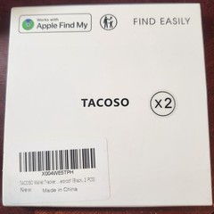 2 Pack Apple Find My Wallet Tracker Card Slim Bluetooth Luggage Finder iOS MFi
