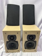 2 Triad InRoom MINI Bookshelf Satellite Speakers Tested Working Painted