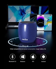Bluetooth Speaker, 360° Sound & 10 Hours Battery, Perfect Travel Companion