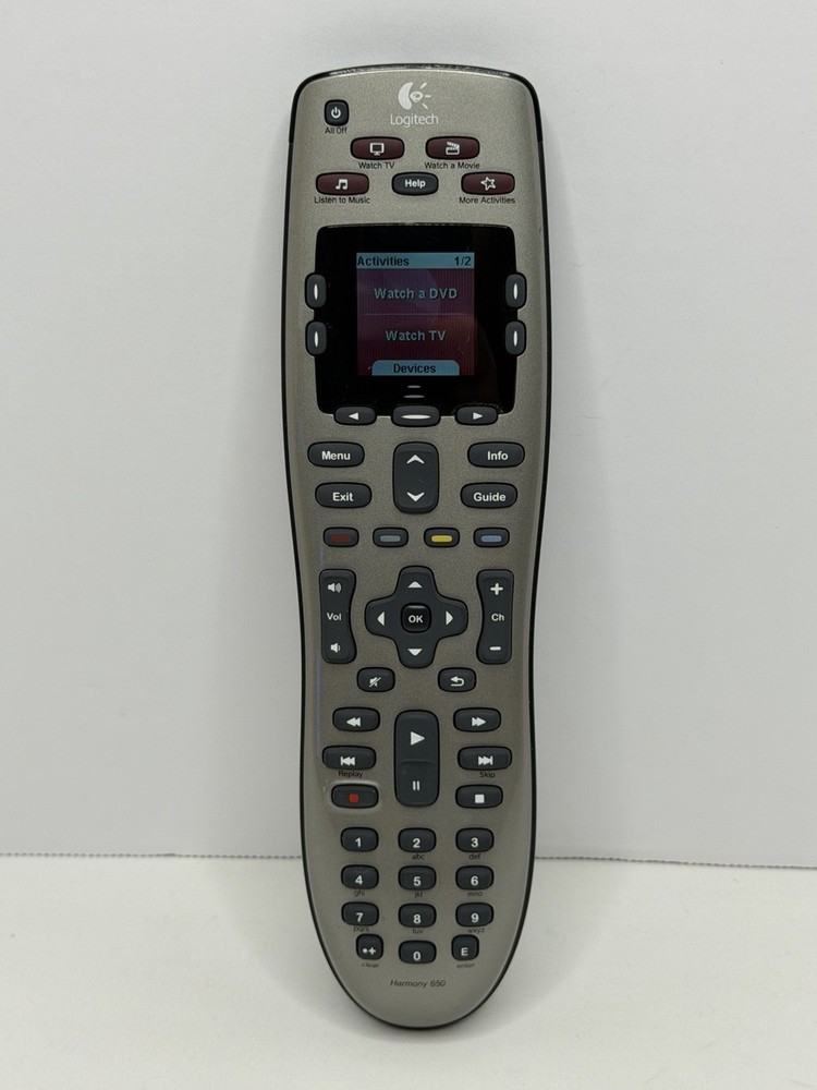 Logitech Harmony 650 All-in-One Universal Remote Control (Tested) P23