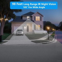 4MP PoE IP IR Night Vision Turret Camera Outdoor/Indoor Metal Housing 2.8mm