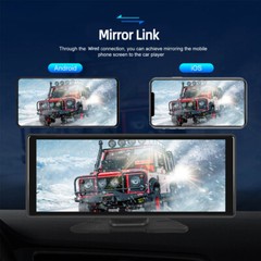 10.26″ Portable Car Stereo HD Wireless Carplay Android Auto +CAM Touch Screen FM