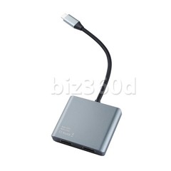 USB 3.0 Type C to Dual HDMI Adapter DisplayLink Mirror Dual 4K@30Hz Monitor Hub