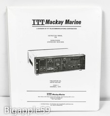 ITT Mackay Marine 3030A / EB3038 Communication Receiver User Service Manual