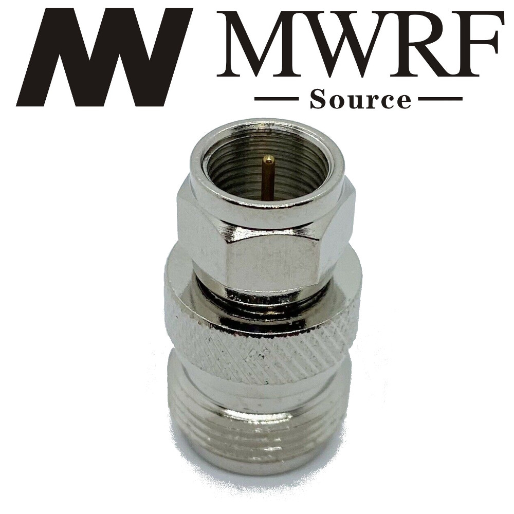 N Female to F Male Connector Adapter; Fast Shipping US Seller