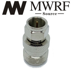 N Female to F Male Connector Adapter; Fast Shipping US Seller