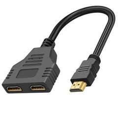 4K HDMI Cable Splitter Adapter 2.0 Converter 1 In 2 Out 1 Male to 2 Female lot