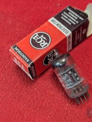 1 RCA 7AU7 Vacuum Tube. Manufactured in U.S.A. New Old Stock, Tested and Good
