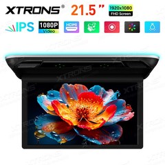 21.5″ Flip Down 1080P LCD IPS Monitor for Car Coach Bus Kitchen HDMI IR USB MP5