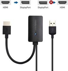 Cable Matters HDMI To DisplayPort Adapter 4K At 30Hz Active HDMI To DP Adapter