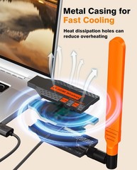 Coolpie Wireless HDMI Transmitter 4 Receivers 5.8G