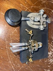 BENCHER ? BY 1 IAMBIC PADDLE & Straight Key Home Brew Very Interesting Set Up
