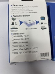 HD Video Converter HDMI2AV Up Scaler 1080P – Lot of 2