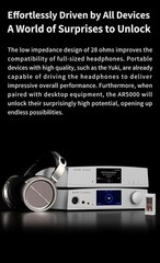 Aune AR5000 Full-Size Open-Back Headphones — Champagne Gold
