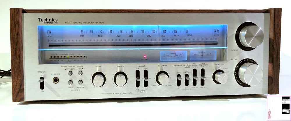 🔥【PRO SERVICED】Technics SA-500 Stereo 110W Receiver~XSTR/LED UPGRADES💥GUARANTY