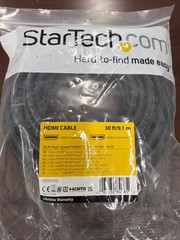 StarTech.com HDMM30 30 ft High Speed 4K x 2K HDMI Cable Audio/Video Gold-Plated