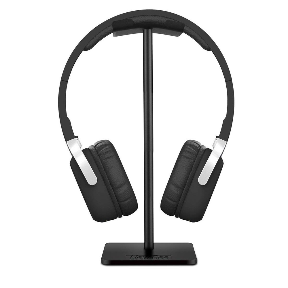 New Bee Headphone Stand Headset Holder Earphone with 1 Pack, Black