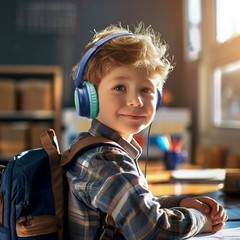 Tronsmart KH01C Kids Headphones Wired Foldable Over-Ear Headphones Boy Girl Gift