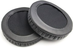 70mm Replacement Ear Pads in Black Leather for Sony, ATH, Sennheiser Headphones