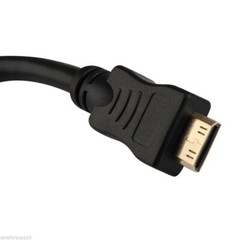 Premium Gold Plated HDMI Cable Extender Mini Male to Female Cord 1080P 15cm US