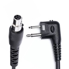 5Pcs 2-Pin to 5-Pin Coil Cord Cable for Motorola HYT Speedcom Radios & Headsets