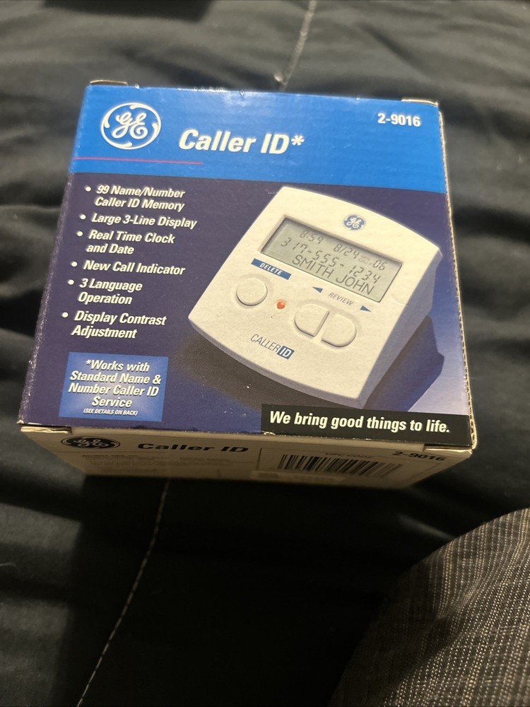 Vintage GE Caller ID New 2001 English & Spanish 2-9016G