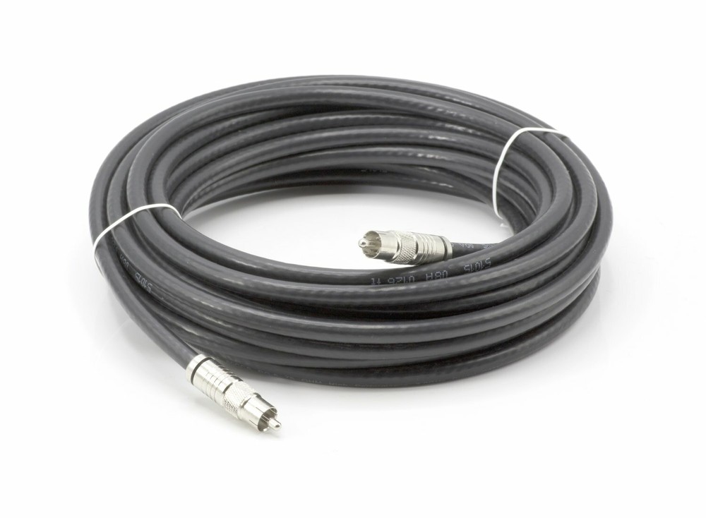 Digital Audio Coaxial Cable – Subwoofer Cable – (S/PDIF) RCA Cable, 25 Feet