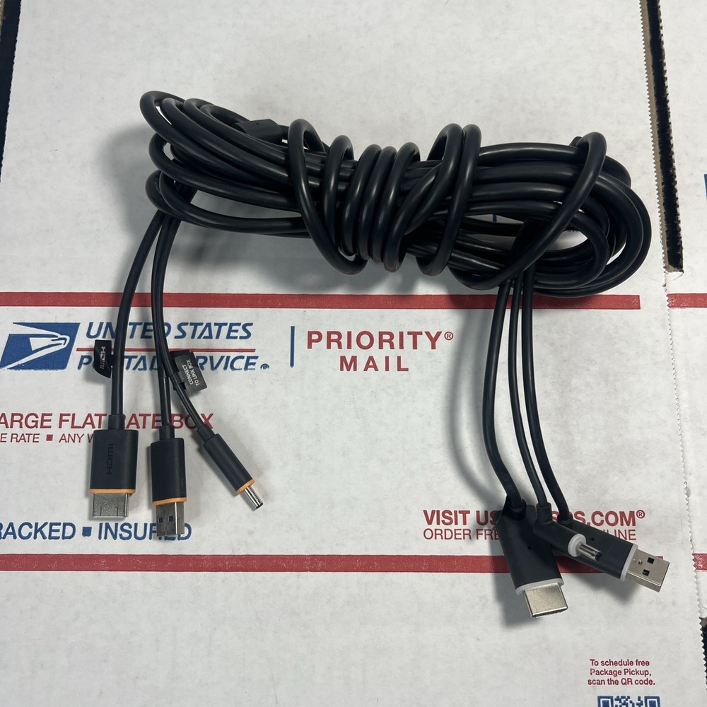 Original HTC Vive 3-in-1 Data Triple Cable for Headset -SAME DAY SHIP- WARRANTY