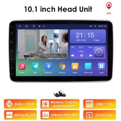 Octa Core 10.1″ Rotatable Android 10 2Din Car Stereo Radio DSP WiFi GPS CarPlay