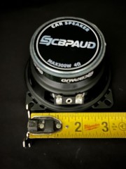 4 Inch Car Speaker 300W 4 Ohm Carbon Fiber 20Hz-20kHz (Mid-Bass Focus) Speaker