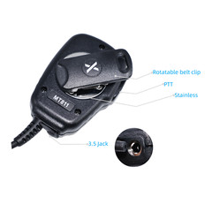 Waterproof Shoulder Speaker Mic-FOR WOUXUN KG-UVD1P KG-UV6D KG-819 KG-UV8D A72