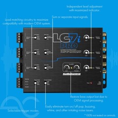 AudioControl LC7i PRO 6-Channel Line Output Converter/Line Driver w/ACR-1 Remote