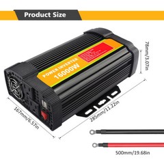 16000W 6000W 4000W Car Power Inverter DC 12V To AC 110V Solar Converter US