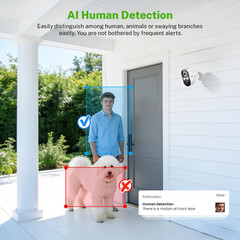 Battery-Powered 1080p Wireless Security Camera with Two-Way Talk & Night Vision