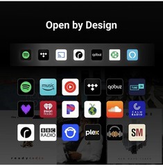 WiiM Sound Smart Speaker Black Touch Display w/ Remote Control Wi-Fi Bluetooth