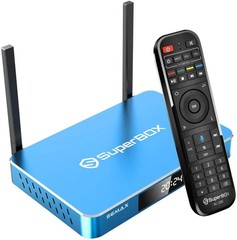 SuperBox UHD S6 Max Smart Box TV Streaming Box All Channels HD Free AIR