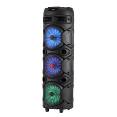 Loud Portable Bluetooth Speaker Dual Sub woofer Party Heavy Bass Sound System