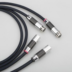 Pair 5N OCC Copper Silver Plated HIFI XLR Plug Audio Balance Interconnect Cable