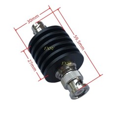BNC RF Coaxial Attenuator 10W 50Ω 0-3GHz/4GHz 1/2/3/5/6/10/15/20/25/30/40/50dB